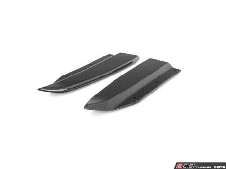 Top Pick ECS Carbon Fibre Rear Bumper Side Splitters - B8.5 S4 / A4 S-Line Facelift