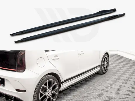 Top Pick Maxton Design Gloss Black Side Skirts Diffusers VW Up GTI (2018-)