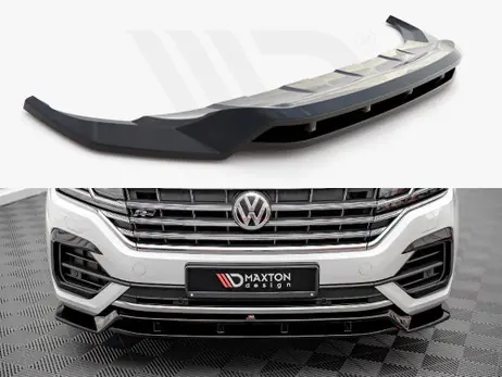 Warranty Included Maxton Design Gloss Black Front Splitter VW Touareg R-Line Mk3 (2018-)