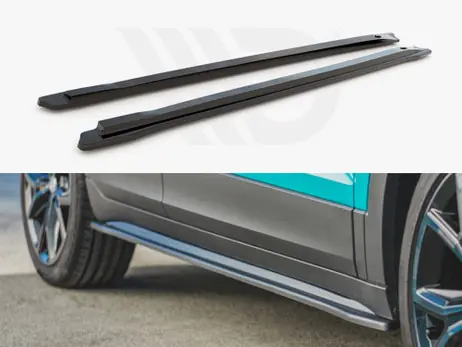 Maxton Design Gloss Black Side Skirts Diffusers VW T Cross (2018-) Fresh Stock