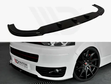 Maxton Design Gloss Black Front Splitter VW T5 Sportline Seasonal Sale
