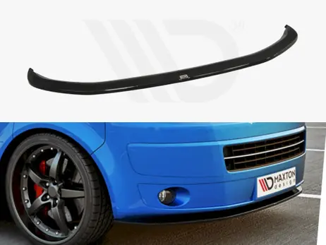 Fresh Stock Maxton Design Gloss Black Front Splitter VW T5 (Facelift) Ver.2