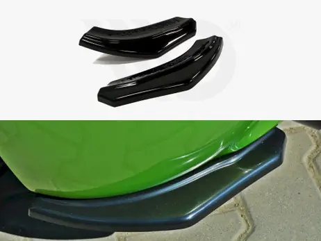 Maxton Design Gloss Black Rear Side Splitters VW Scirocco R Latest