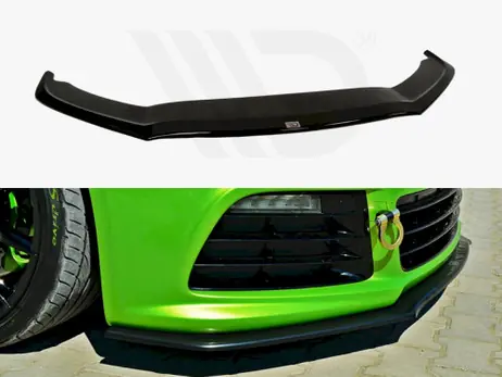 Premium Maxton Design Gloss Black Front Splitter VW Scirocco R Ver2