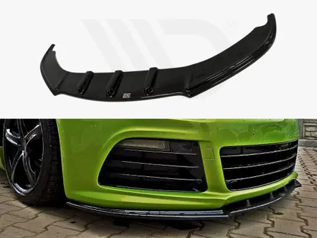 Factory Price Maxton Design Gloss Black Front Splitter VW Scirocco R