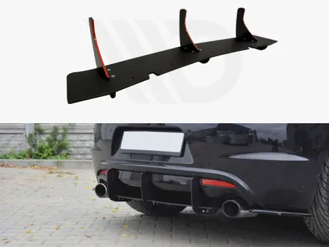 Certified Maxton Design VW Scirocco R Rear Diffuser Rear Side Splitters