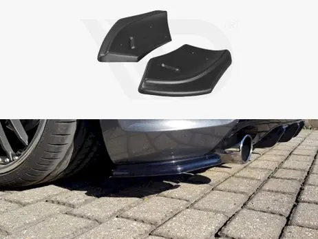 Maxton Design Gloss Black Rear Side Splitters Volkswagen Scirocco Mk3 R Facelift (2014-2017) Buy Online