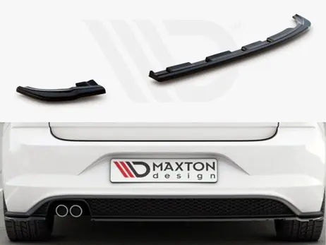 Secure Checkout Maxton Design Gloss Black Rear Side Splitters V.2 VW Polo Mk6 GTI (2017-2021)