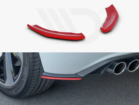 Latest Maxton Design Gloss Black Rear Side Splitters VW Polo Mk6 GTI (2017-2021)