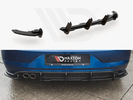 Maxton Design Black Maxton Racing Rear Valance VW Polo GTI Mk6 (2017-2021) Final Sale
