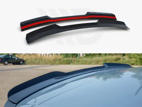 One Day Deal Maxton Design Gloss Black Spoiler Extension VW Polo Mk6 GTI (2017-2021)