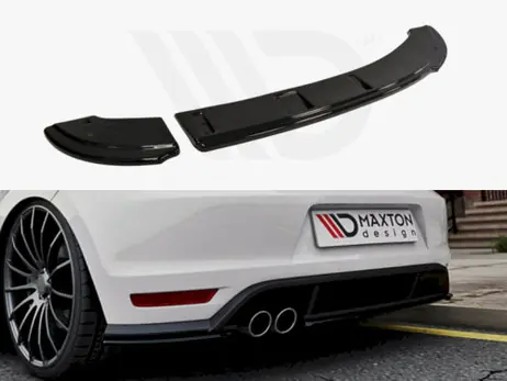 Maxton Design Gloss Black Rear Splitter VW Polo Mk5 GTI Facelift (2015-2017) Hot Deal