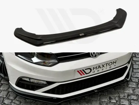 Maxton Design Gloss Black Front Splitter V.2 VW Polo Mk5 GTI (Facelift) (2015-2017) Hot Picks