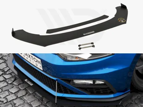 Don’t Miss Out Maxton Design Front Racing Splitter VW Polo Mk5 GTI Facelift (With Wings) (2015-2017)