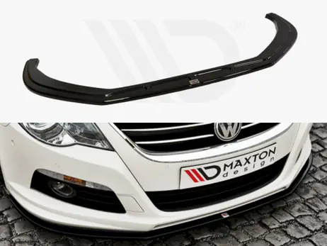Bulk Order Maxton Design Gloss Black Front Splitter VW Passat Cc R36 Rline (Preface)
