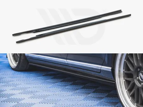 Markdown Maxton Design Gloss Black Side Skirts Diffusers VW Passat B8 (2014-2019)