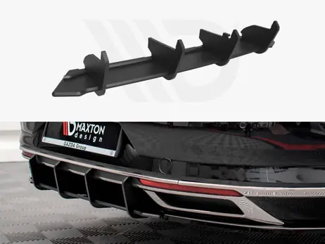 Maxton Design Black Street Pro Rear Diffuser VW Passat B8 Facelift (2019-) Original
