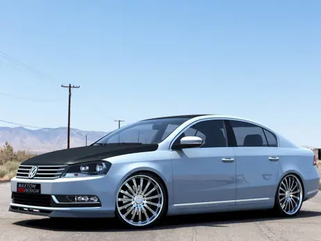 Exclusive Offer Maxton Design Gloss Black Front Splitter VW Passat B7