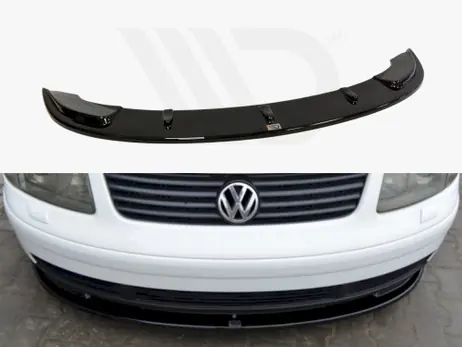 Flash Sale Maxton Design Gloss Black Front Splitter VW Passat B5