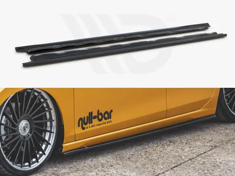 High Quality Maxton Design Gloss Black Side Skirts Diffusers V1 VW Golf Mk8 (2020-)