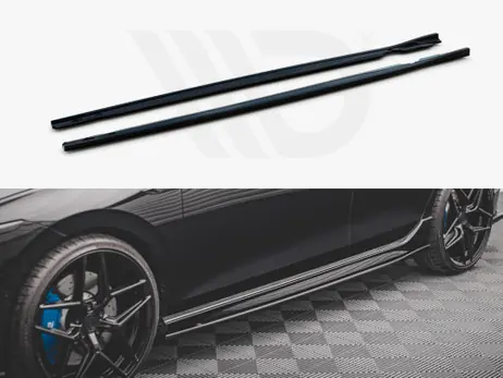 Super Sale Maxton Design Gloss Black Side Skirts Diffusers V.2 VW Golf R Mk8 (2020-)