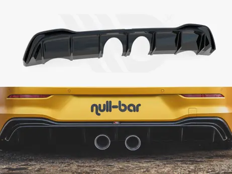 Special Offer Maxton Design Gloss Black Rear Valance VW Golf Mk8 (R32 Look) (2020-)