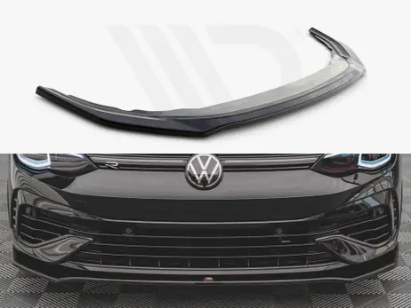 Maxton Design Gloss Black Front Splitter V.3 VW Golf R Mk8 (2020-) Deal