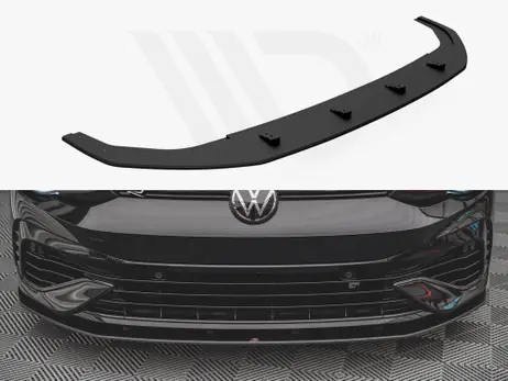 Sale Maxton Design Black Street Pro Front Splitter VW Golf R Mk8 (2020-)
