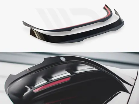 Next Day Delivery Maxton Design Gloss Black Spoiler Cap V.2 VW Golf 8 R-Performance / GTI Clubsport (2020-)