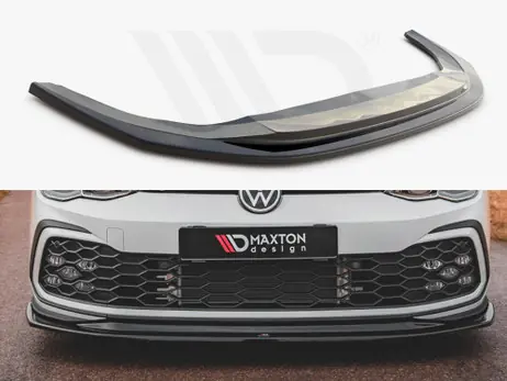Maxton Design Gloss Black Front Splitter V5 VW Golf 8 GTI / R-Line (2020-) Editor’s Pick