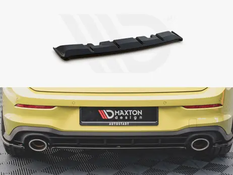 Warranty Included Maxton Design Gloss Black Central Rear Splitter VW Golf 8 GTI Clubsport (2020-)