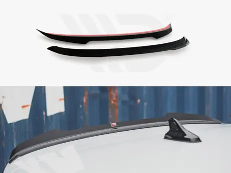 Limited Edition Maxton Design Gloss Black Spoiler Cap V.1 VW Golf 8 GTI / R (2020-)