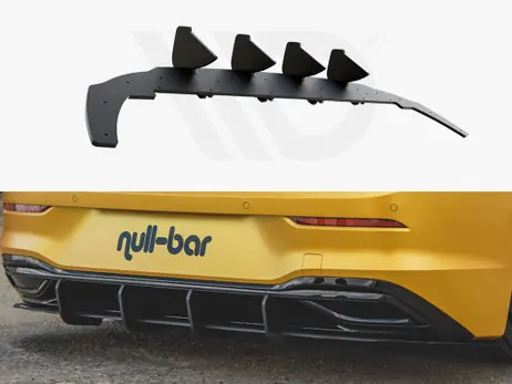 Maxton Design Black Maxton Racing Rear Diffuser V.1 VW Golf Mk8 (2020-) Time-Limited