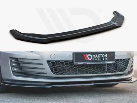 Low Price Maxton Design Gloss Black Front Splitter V2 VW Golf 7 GTI (2013-2016)