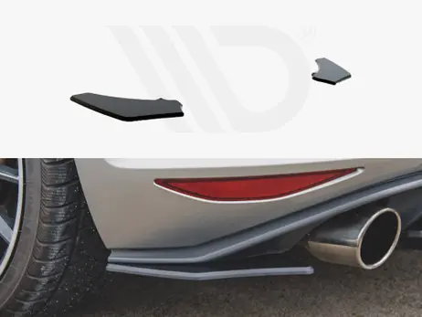 Maxton Design Black Maxton Racing Rear Side Splitters V.2 VW Golf Mk 7 GTI 2013-2016 Super Sale