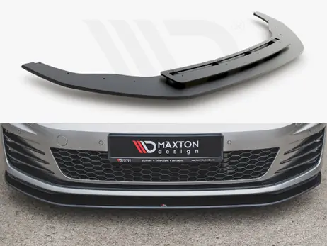 Maxton Design Black Maxton Racing Front Splitter VW Golf Mk 7 GTI 2013-2016 Instant Buy