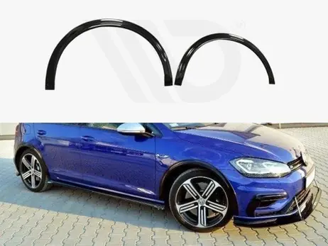 While Supplies Last Maxton Design Gloss Black Fenders Extension VW Golf R 7.5 (2017-19)