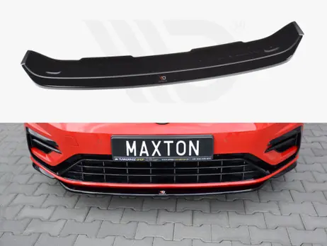 Top Rated Maxton Design Gloss Black Front Splitter V.5 VW Golf R 7.5 (2017-19)