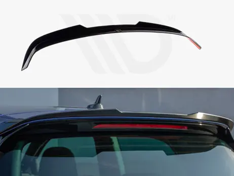 Maxton Design Gloss Black Spoiler Cap V2 VW Golf R/GTI 7.5 (2017-2020) Luxury