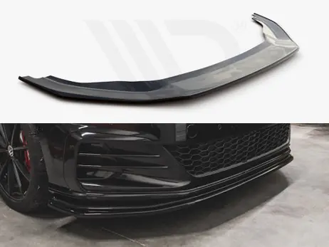 Markdown Maxton Design Gloss Black Front Splitter VW Golf Mk7.5 GTI Tcr (2019)