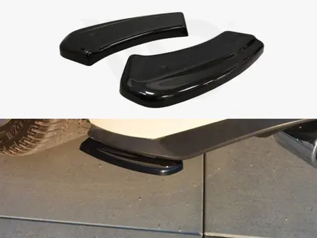 Maxton Design Gloss Black Rear Side Splitters VW Golf GTI 7.5 (2017-20) New Release