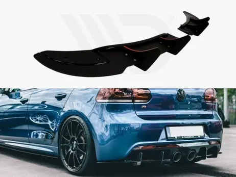 Maxton Design Rear Splitter VW Golf Mk6 R (Cnc) (2008-2012) Time-Limited