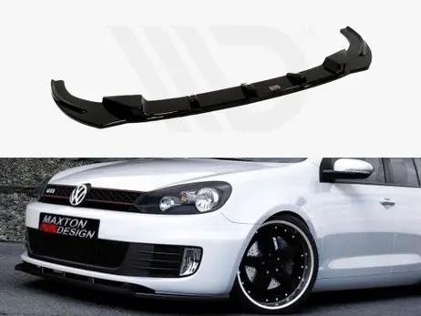 Wholesale Maxton Design Gloss Black Front Splitter VW Golf Vi GTI