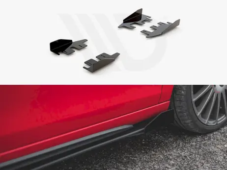 Clearance Maxton Design GLOSS FLAPS Side Flaps VW Golf GTI Mk6 (2008-2012)