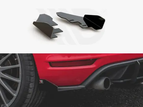 Maxton Design GLOSS FLAPS Rear Side Flaps VW Golf GTI Mk6 (2008-2012) Hassle-Free Returns
