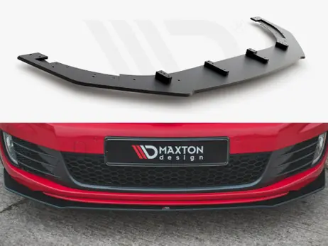 Maxton Design Black Racing Durability Front Splitter V3 VW Golf GTI Mk6 (2008-2012) Deal