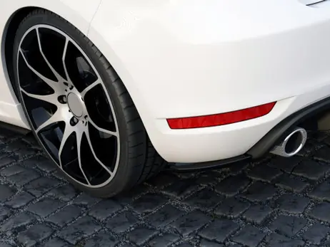 Secure Checkout Maxton Design Gloss Black Rear Side Splitters VW Golf Vi GTI 35Th