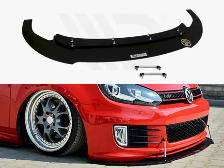 Flash Sale Maxton Design Front Racing Splitter VW Golf Mk6 GTI 35Th