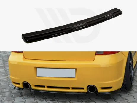 Maxton Design Gloss Black Central Rear Splitter VW Golf 4 R32 Factory Price
