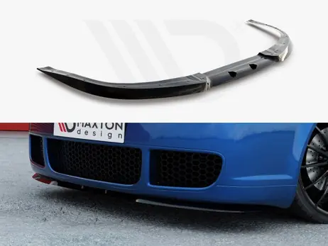 Maxton Design Gloss Black Front Splitter (Cupra Look) VW Golf 4 R32 (2002-2004) Professional Grade